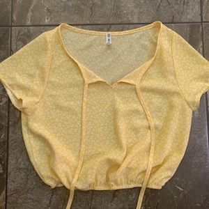 Yellow Short-Sleeve Shirt